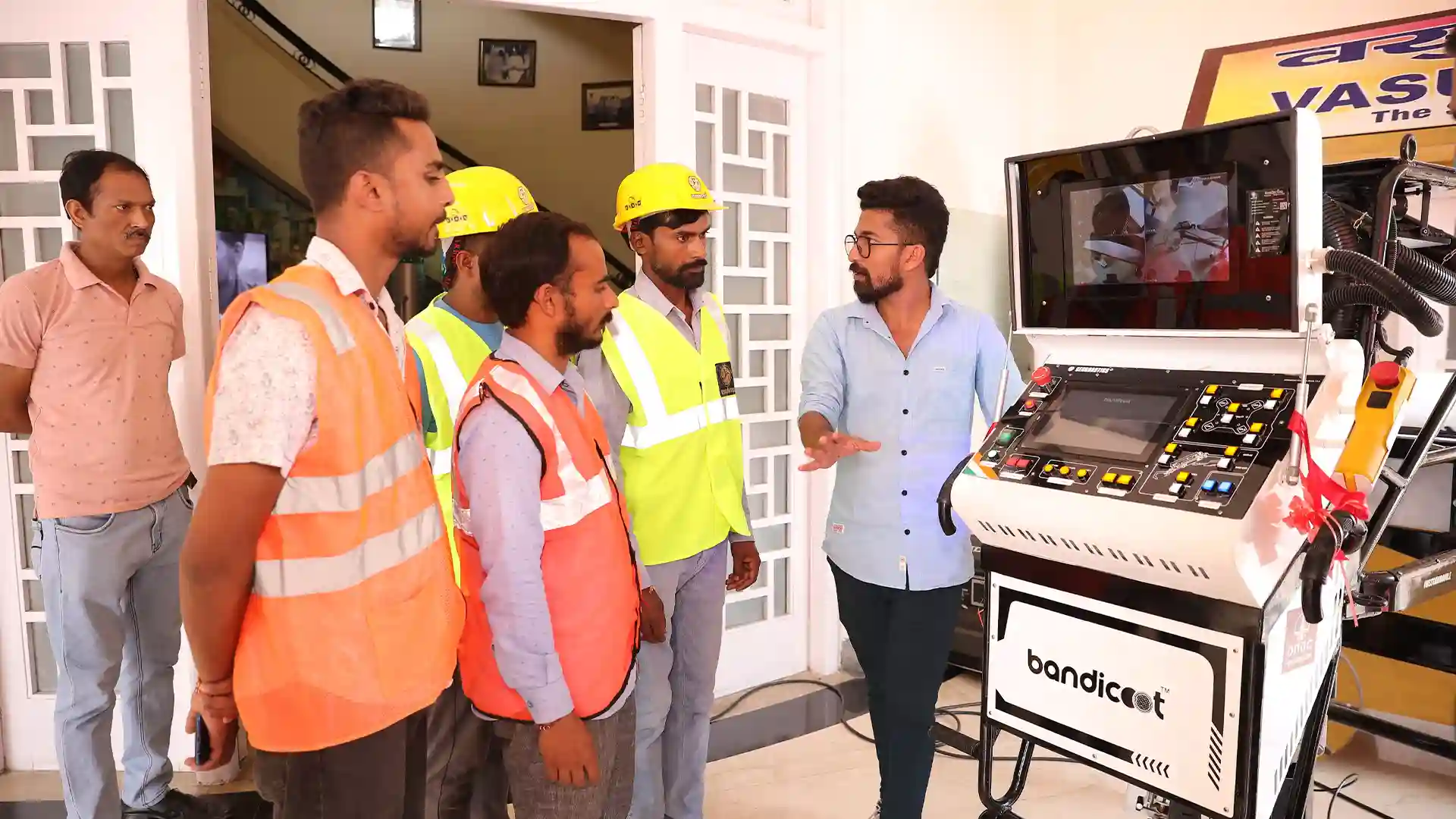 Training in operating Robotic solutions for Manhole cleaning