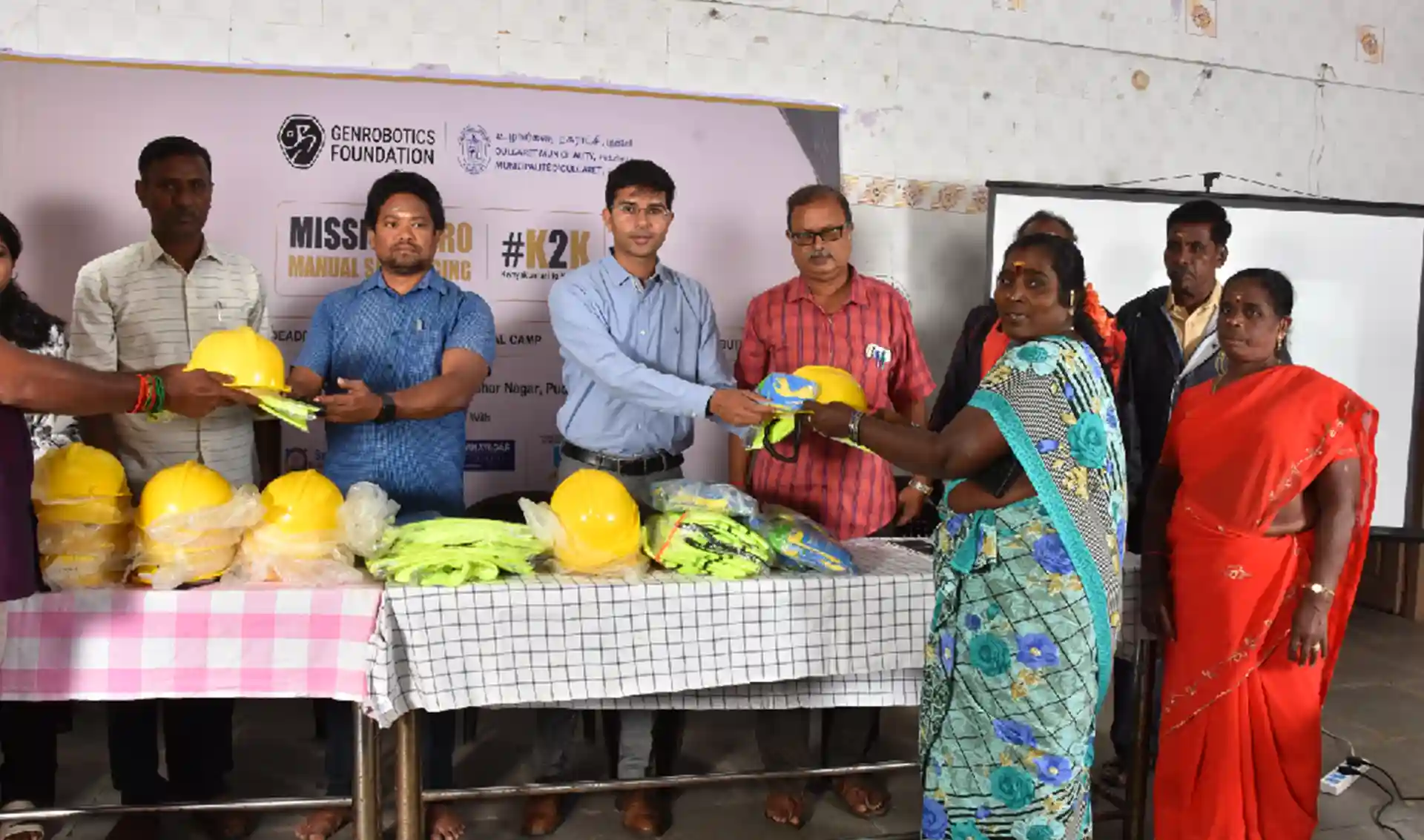 Distribution of Safety Kits for Safai Karamcharis